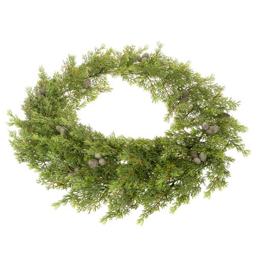 Guirlande de cyprès artificiel avec cônes, 180 cm, pour table et porte | Floristik24.be