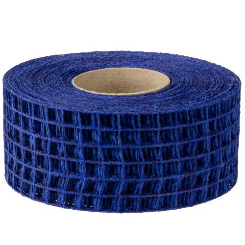 Article Ruban quadrillé 4,5cm x 10m bleu