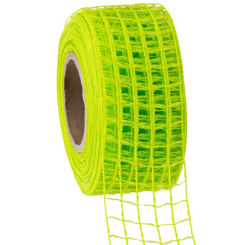 Floristik24 Ruban grillagé 4,5cmx10m vert clair