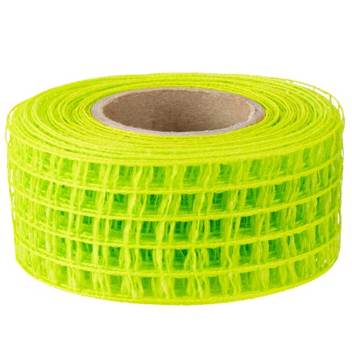 Article Ruban grillagé 4,5cmx10m vert clair