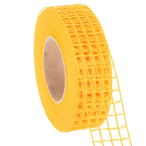 Ruban décoratif en maille, couleurs assorties, 3 cm x 10 m, lot de 7 | Floristik24.be