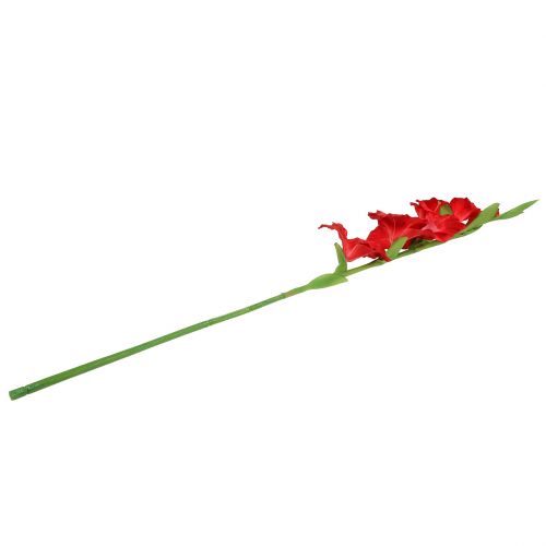 Floristik24 Glaïeul rouge artificiel 86cm