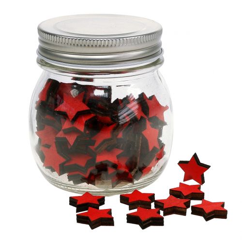 Verre avec étoiles rouges 9cm