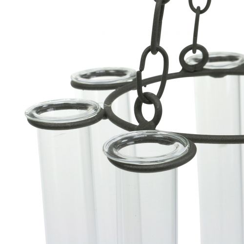 Floristik24 Tube à essai suspendu couronne Ø18cm