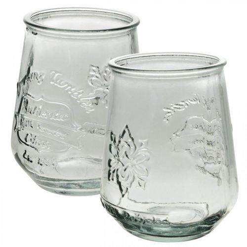 Article Verre distributeur de boissons avec robinet set de 4 verres à boire H25,5cm