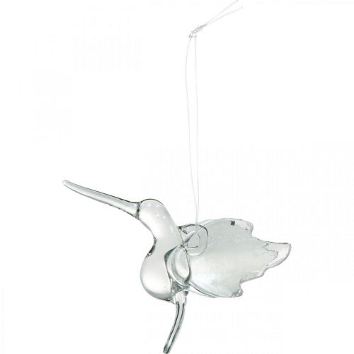 Floristik24 Décoration en verre oiseaux de paradis, décoration colibri, pendentif en verre, décoration oiseau 3pcs