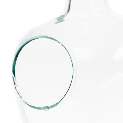 Floristik24 Vase décoratif bouteille en verre avec bouchon Ø19cm H30cm