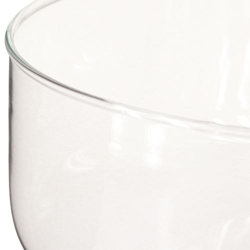 Article Bol en verre pour bougies flottantes Bol avec base Ø19cm H14cm