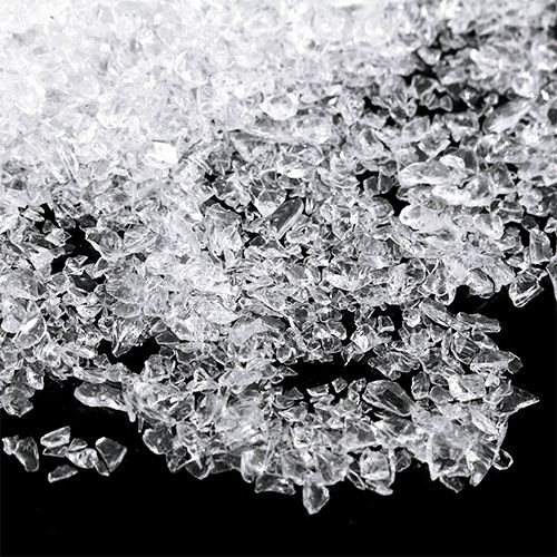 Floristik24 Pierres de verre 1mm - 2mm couleur naturelle 2kg