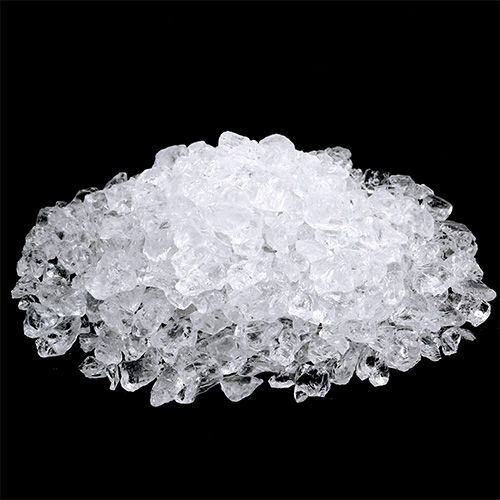 Floristik24 Pierres de verre 4mm - 10mm couleur naturelle 2kg