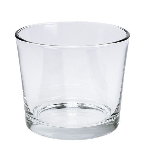 Floristik24 Pot en verre Ø12cm clair 6pcs