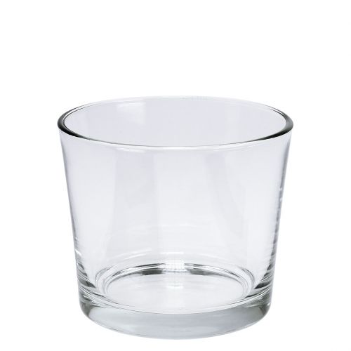 Pot en verre Ø10cm clair 12pcs