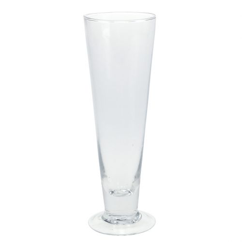 Floristik24 Vase en verre Caro Ø6.3cm H20cm clair