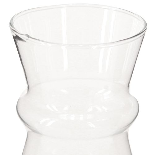 Article Petit vase en verre Vase à jacinthe Verre clair Ø7cm H13cm