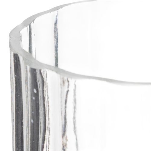 Article Vase en verre de haute qualité pour la décoration intérieure des maisons modernes, 24 cm