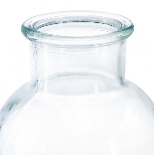 Floristik24 Vase en verre bouteille d'apothicaire bouteille décorative rétro Ø10cm H20cm