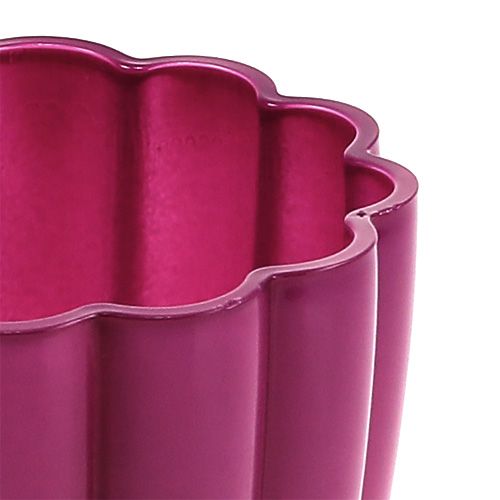 Floristik24 Vase en verre "Bloom" Erika Ø14cm H17cm