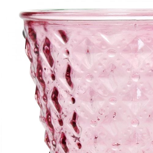 Floristik24 Bougeoir, gobelet en verre, lanterne en verre Ø11cm H15.5cm