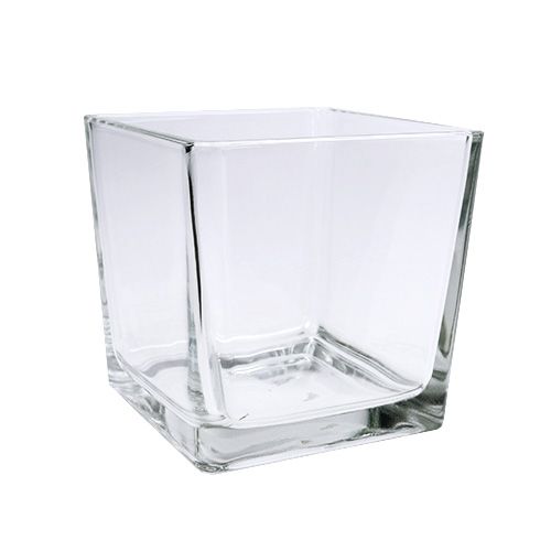 Floristik24 Cubes en verre transparent 10cm x 10cm x 10cm 6pcs