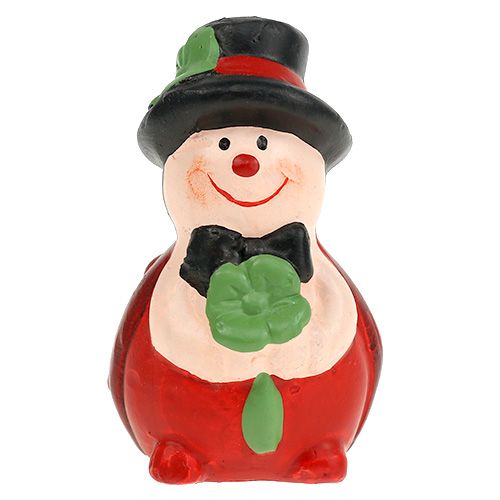 Floristik24 Porte-bonheur en céramique scarabée 6cm rouge 12pcs