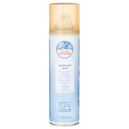 Spray pailleté doré pour décorations de Noël, 150 ml acheter | Floristik24.be