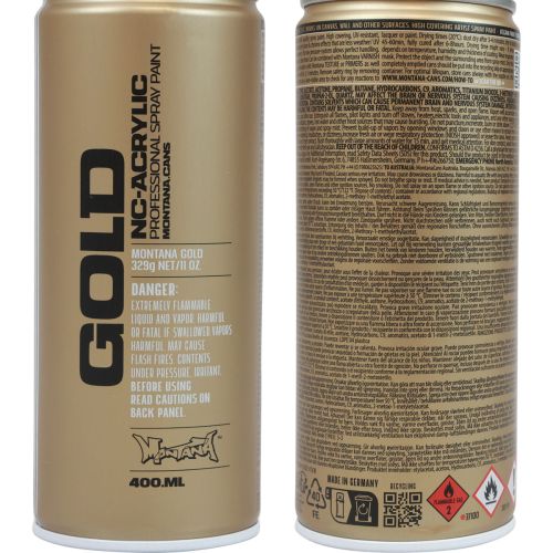 Article Peinture en aérosol vert pomme peinture acrylique Montana Gold 400ml