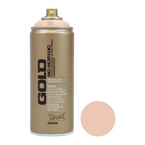 Floristik24 Spray laque vernis saumon spray vernis acrylique Montana Gold vernis 400ml