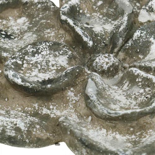 Article Décoration funéraire, décoration béton, décoration jardin, rosace béton Ø21cm