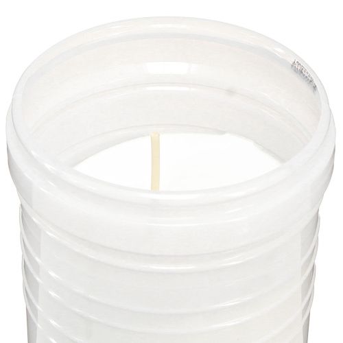 Article Bougie funéraire lampe funéraire lampe de deuil blanche Ø7,5cm H24,5cm