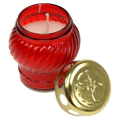 Article Lampe funéraire boule en verre Ø7,5cm H10cm 9 pcs