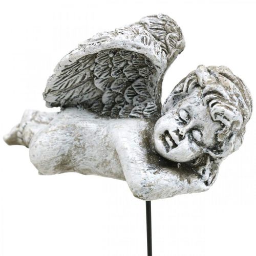 Article Bouchon décoratif de décoration de tombe ange tombe ange sur bâton 6cm 4pcs