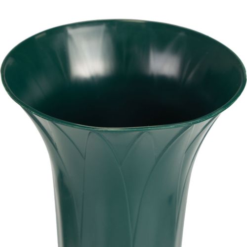 Article Vase funéraire vert foncé 36cm 5pcs