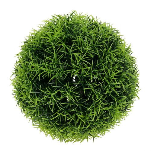 Boule d&#39;herbe boule décorative artificielle verte Ø18cm 1 pièce