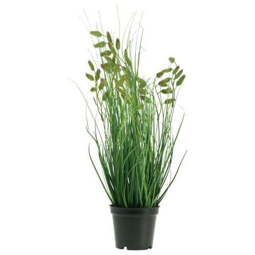 Plante en pot artificielle de gazon artificiel d&#39;herbe tremblante 36 cm