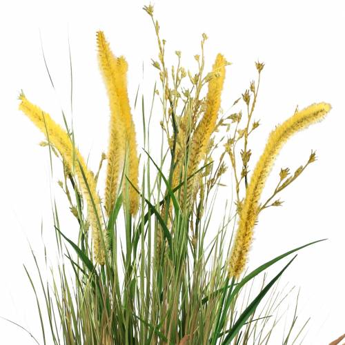 Article Décoration d'automne en touffe d'herbe avec ombelles 84cm