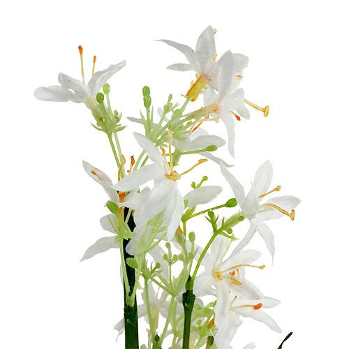 Article Buisson d&#39;herbe à fleurs vert, blanc 3 pcs