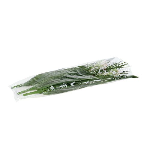 Article Buisson d'herbe à fleurs vert, blanc 3 pcs