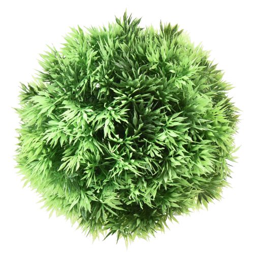 Article Boule d&#39;herbe boule décorative plantes artificielles vert Ø15cm 1 pc