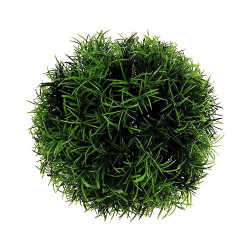 Floristik24 Boule d'herbe verte boule décorative artificielle Ø15cm 1 pièce