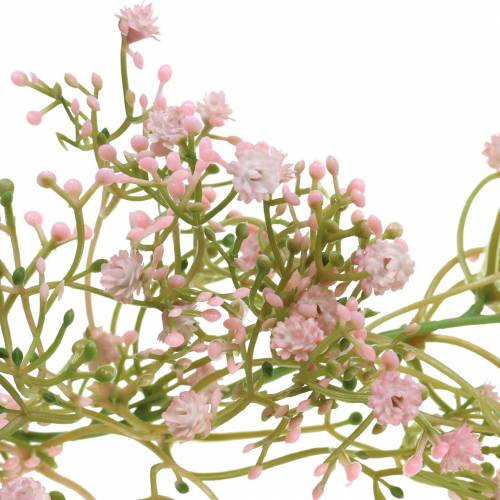 Floristik24 Guirlande de gypsophile Rose 180cm