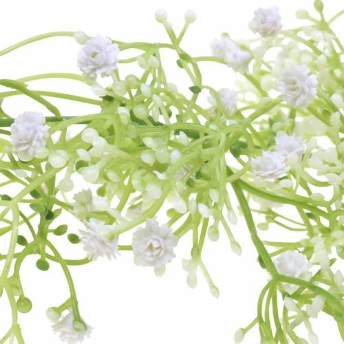 Floristik24 Guirlande Gypsophile Blanc 180cm