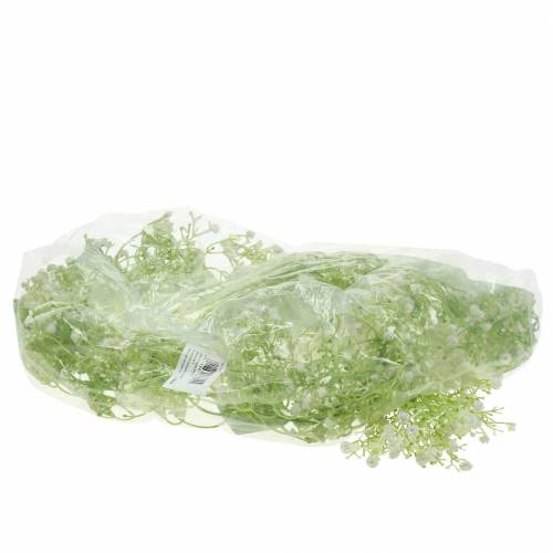 Floristik24 Guirlande Gypsophile Blanc 180cm