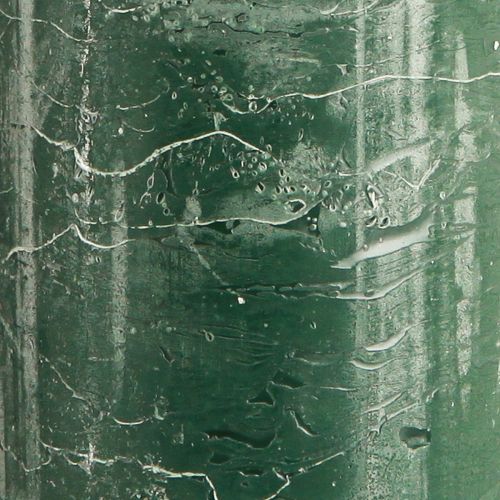 Article Grandes bougies piliers vert vert foncé 85x200mm 2 pcs