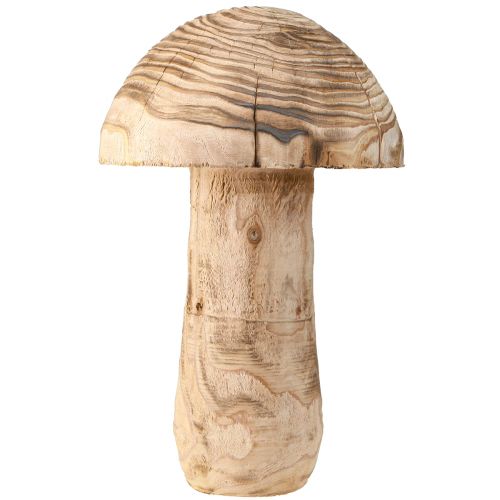 Article Grand champignon décoratif en bois de champignon Paulownia Ø21cm H33cm