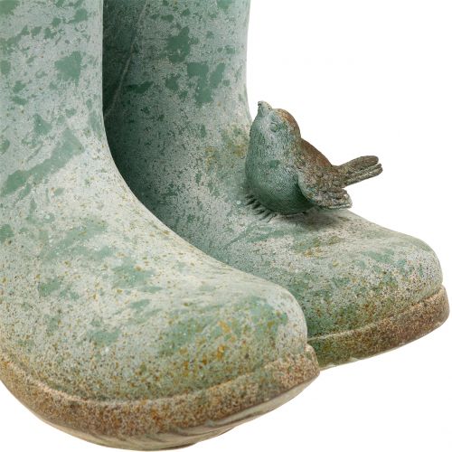 Floristik24 Paire de bottes en pot vintage H26cm