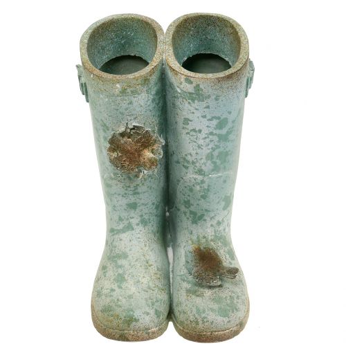 Floristik24 Paire de bottes en pot vintage H26cm