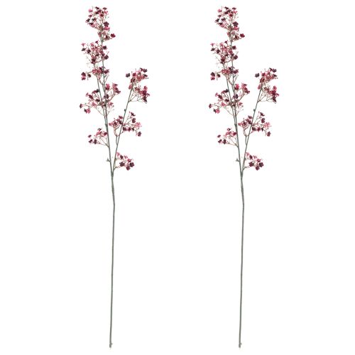 Article Gypsophile artificielle gypsophile bordeaux 106 cm 2 pièces