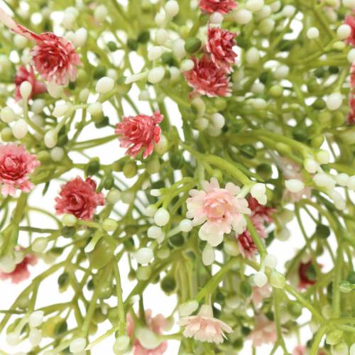 Floristik24 Gypsophile gypsophile artificielle en bouquet rose H28cm 6pcs