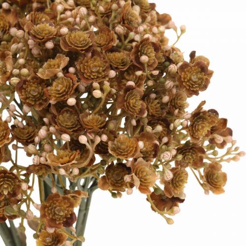 Article Gypsophile artificielle marron pour bouquet d'automne 29,5cm 18p