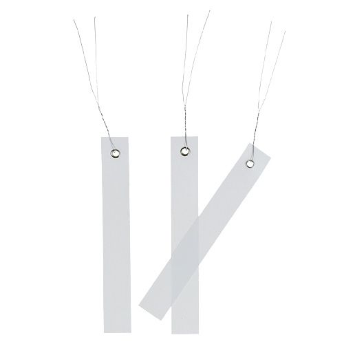 Étiquettes à suspendre blanches 20mm x 140mm 250pcs